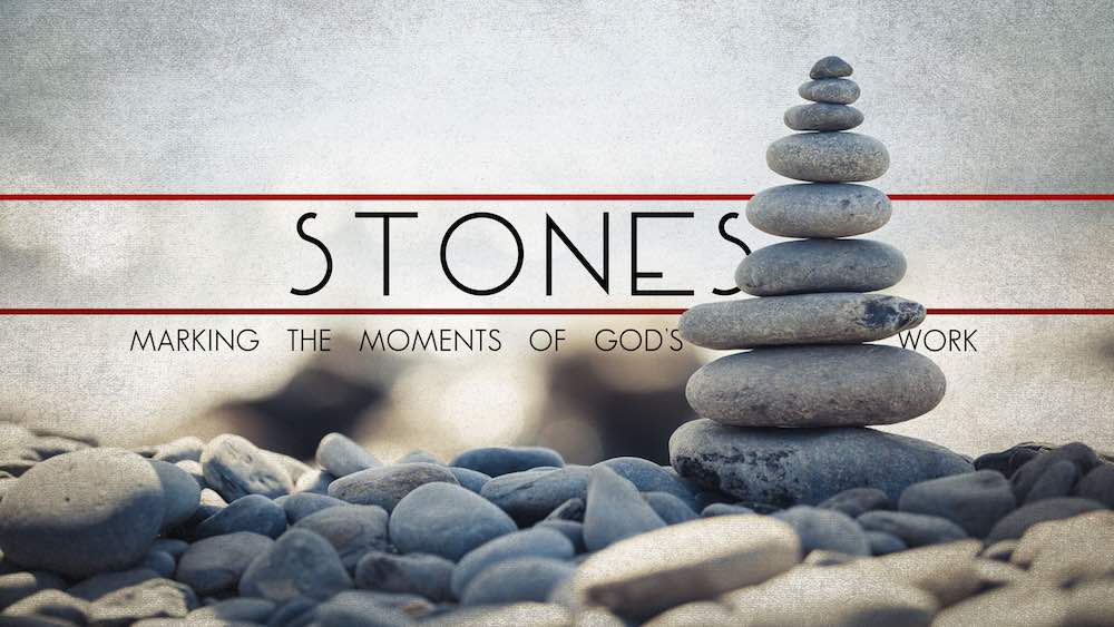 We see that in ancient times people would mark the moments of God’s work by placing stones like a memorial. They also used stones to prepare for what was ahead by making altars and renewing their covenant with God. We too can look back and remember and look forward and renew.