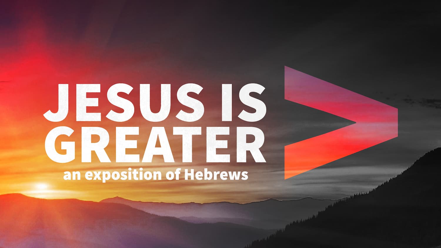 In this series, we are going verse by verse through the book of Hebrews. This book is all about Jesus and how he is greater than all!